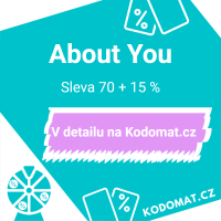About You slevový kód: Sleva 70 + 15 % při nákupu nad 1300 Kč - Náhled slevového kódu