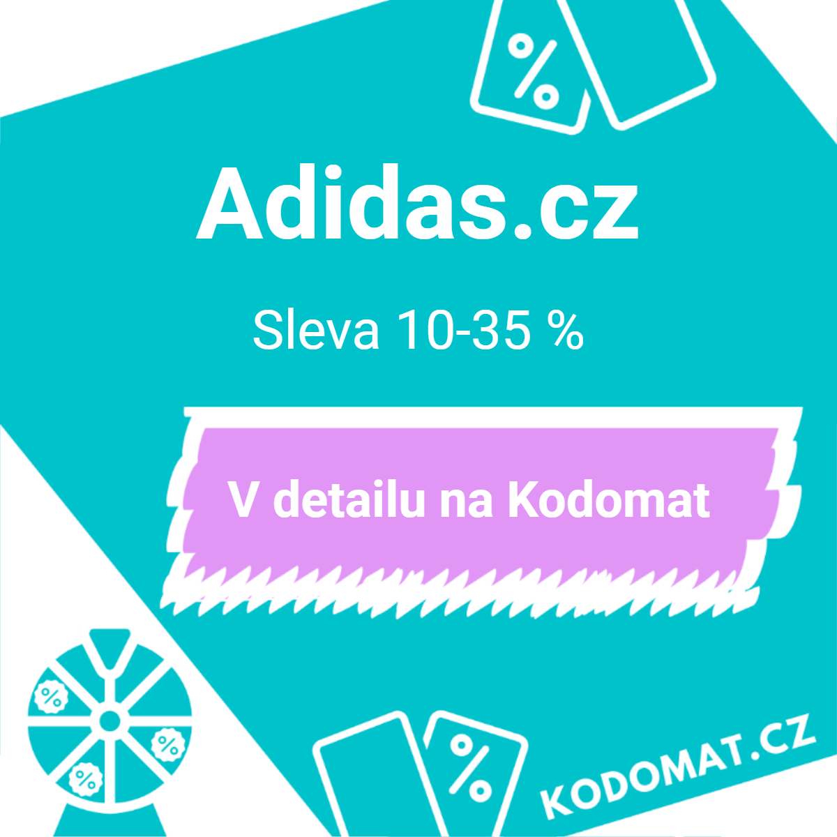 Adidas slevový kód: Sleva 35 % na nezlevněné zboží a 10 % na zlevněné produkty