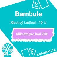Bambule sleva: Slevový kódíček -10 % - Náhled slevového kódu