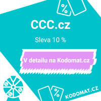 CCC slevový kód: Sleva 10 % - Náhled slevového kódu