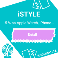 iStyle slevový kód: -5 % na Apple Watch, iPhone, Mac - Náhled slevového kódu