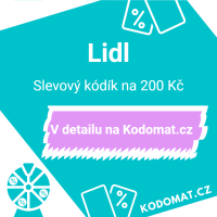 Lidl Shop sleva: Slevový kódík na 200 Kč při nákupu nad 1500 CZK - Náhled slevového kódu