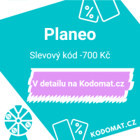 Planeo sleva: Slevový kód -700 Kč - Náhled slevového kódu