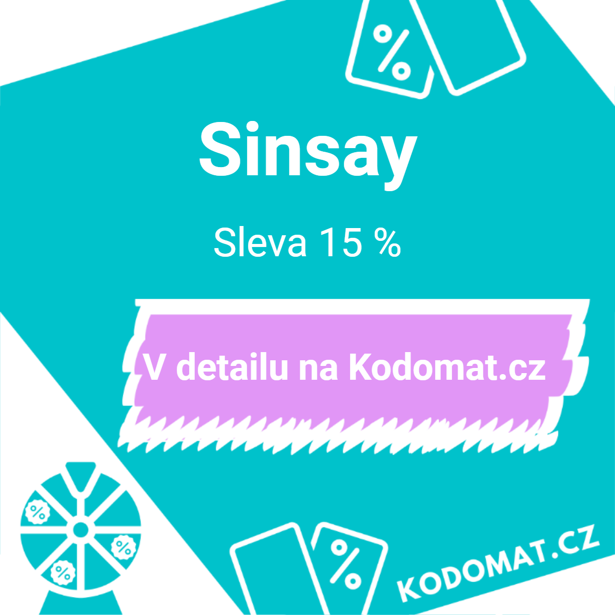Sinsay slevový kód: Sleva 15 %