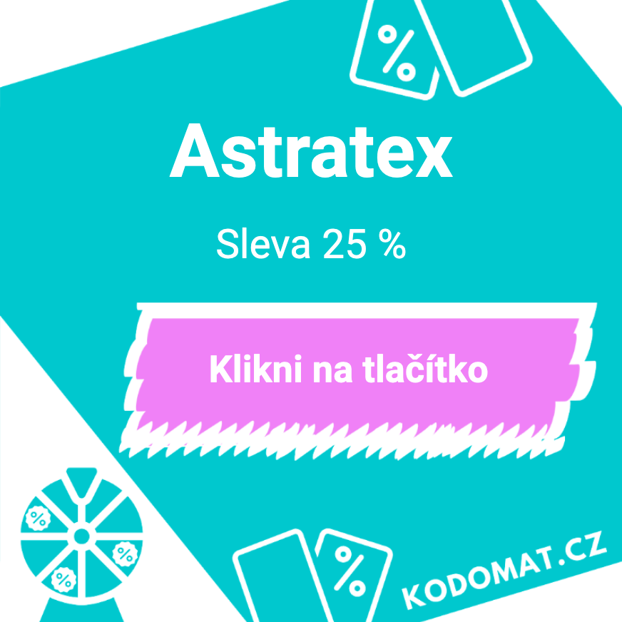 Slevový kód (kupón) Astratex: Sleva 25 %