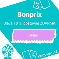 Slevový kód (kupón) BONPRIX: Sleva 10 % a poštovné ZDARMA - Náhled slevového kódu