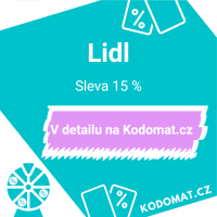 Slevový kód (kupón) LIDL SHOP: Sleva 15 % - Náhled slevového kódu
