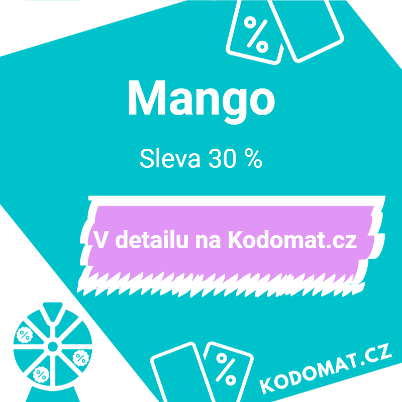 Slevový kód (kupón) Mango: Sleva 30 %