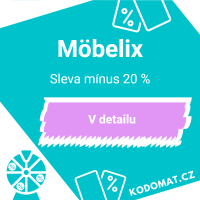 Slevový kód Möbelix: Sleva mínus 20 % - Náhled slevového kódu