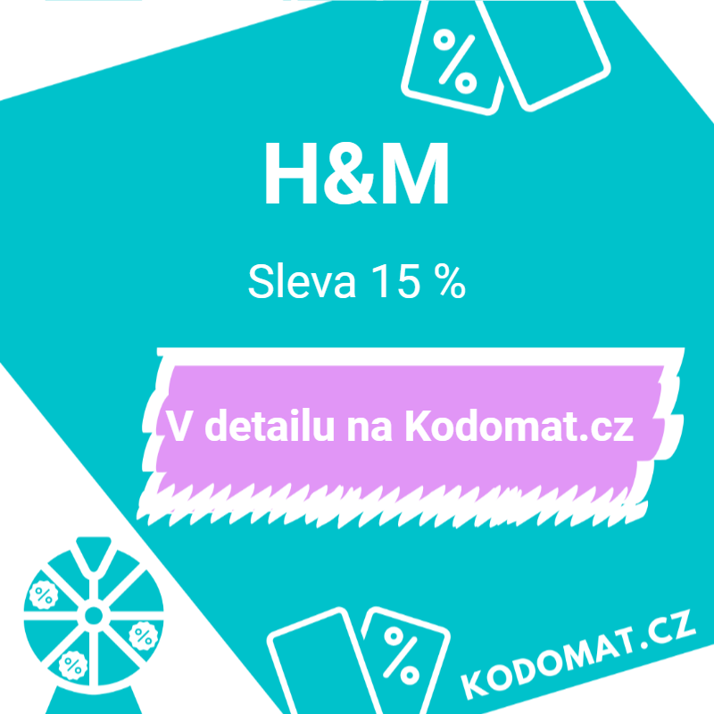 Slevový kód na H&M: Sleva 15 %