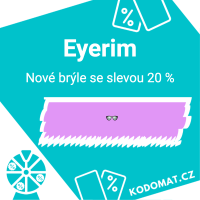Slevový kód Eyerim: Pořiď si nové brýle se slevou 20 % 👓 - Náhled slevového kódu