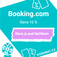 Slevový kód (kupón) Booking: Sleva 10 % - Náhled slevového kódu