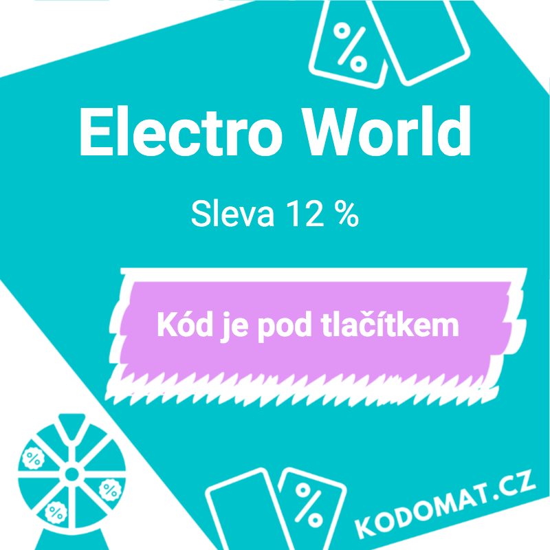 Slevový kód (kupón) Electroworld: Sleva 12 %
