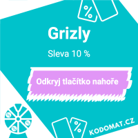Slevový kód (kupón) Grizly: Sleva 10 % - Náhled slevového kódu