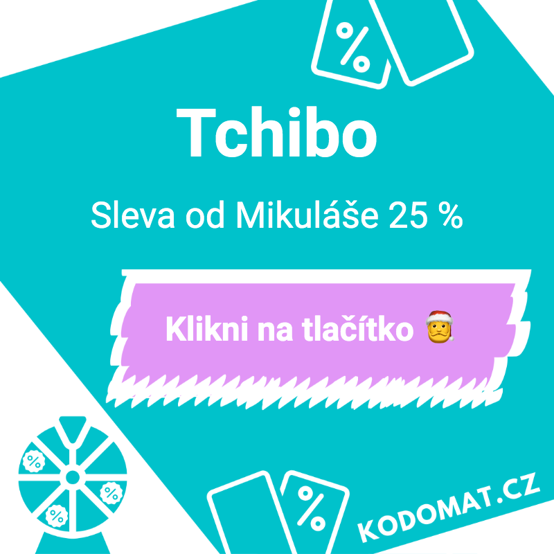 Slevový kód (kupón) Tchibo: Sleva od Mikuláše 25 %