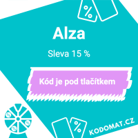 Slevový kódík Alza: Sleva 15 % - Náhled slevového kódu