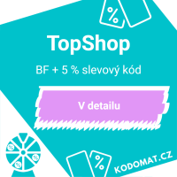 TopShop sleva: BLACK FRIDAY slevy + 5 % dodatečný slevový kód - Náhled slevového kódu