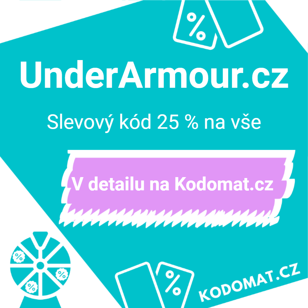 Under Armour sleva: Slevový kód 25 % na všechny produkty