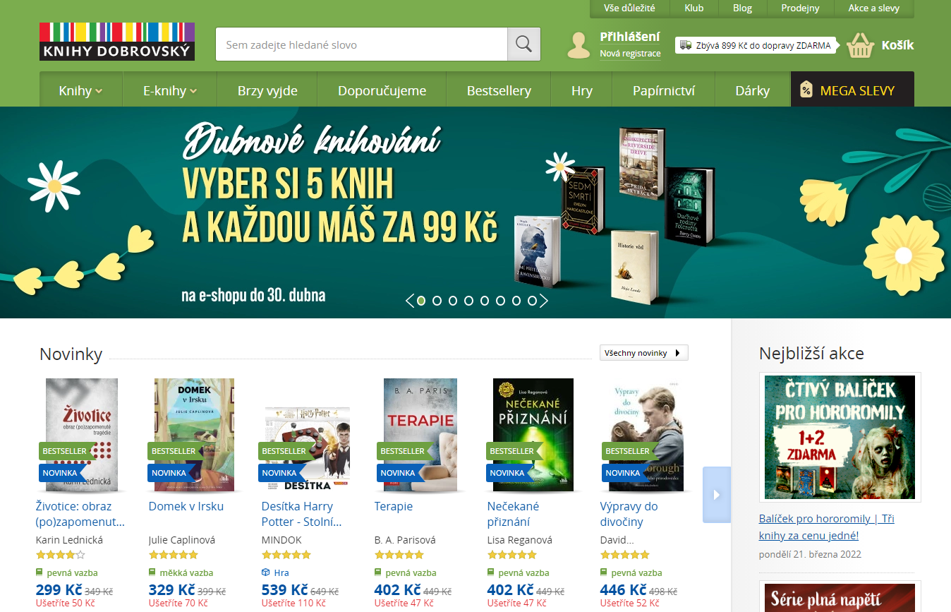 Knihy Dobrovský: e-shop